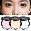Transparent White Pressed Powder Oil Control Matte Whitening Compact Foundation Brightening Concealer Face Makeup