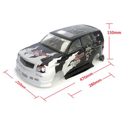 1:8 Scale Rc Car Shell Remote Control Suv Off-road Vehicle Pvc Printing Car Body Shell Upgraded