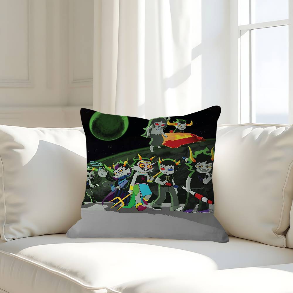Anime H-Homestuck Pillow Case Removable Washable Cushion Cover – All-Season Soft Linen
