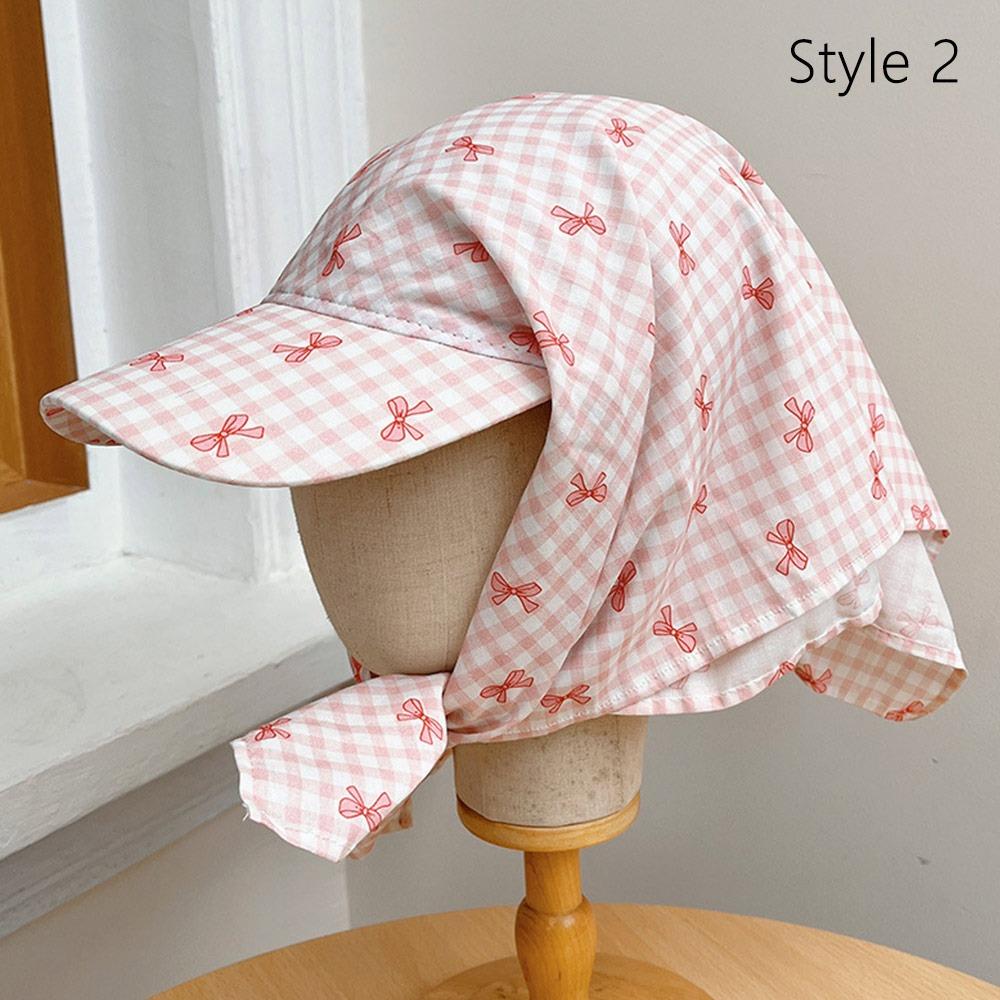 Sweet Loli Headscarf Hat French Retro Peaked Cap Versatile Baseball Cap Outdoor Seaside Vacation