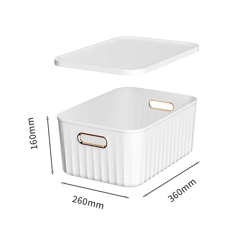 

Прочный ящик для хранения одежды и закусок - пластиковый контейнер для гостиной или детской комнаты