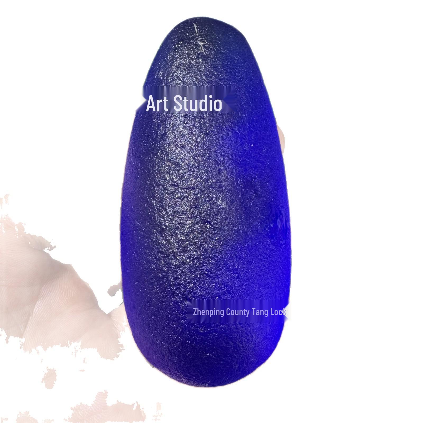 Коллекция разноцветных матовых матовых овальных стеклянных камней для ручного инструмента Orange