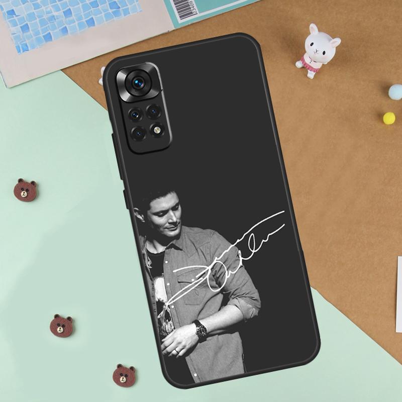 Supernatural Jensen Ackles Case For Xiaomi Redmi Note 13 12 11 9 10 14 Pro 10S 11S 12S Cover For Redmi 13C 10C 12C 14C