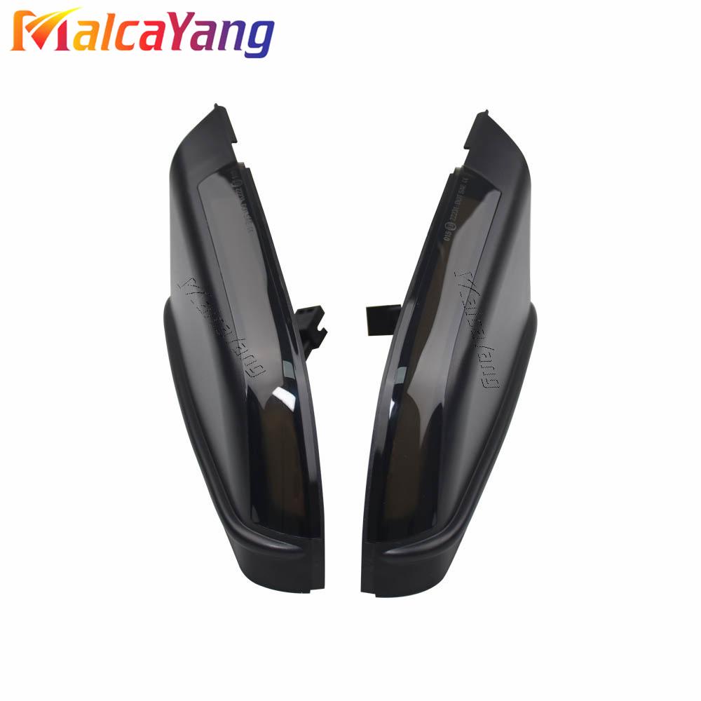 For VW Polo MK4 9N LED Rearview Mirror Indicator Blinker Light Dynamic Turn Signal For Skoda Octavia MK2 1Z 2004-2008