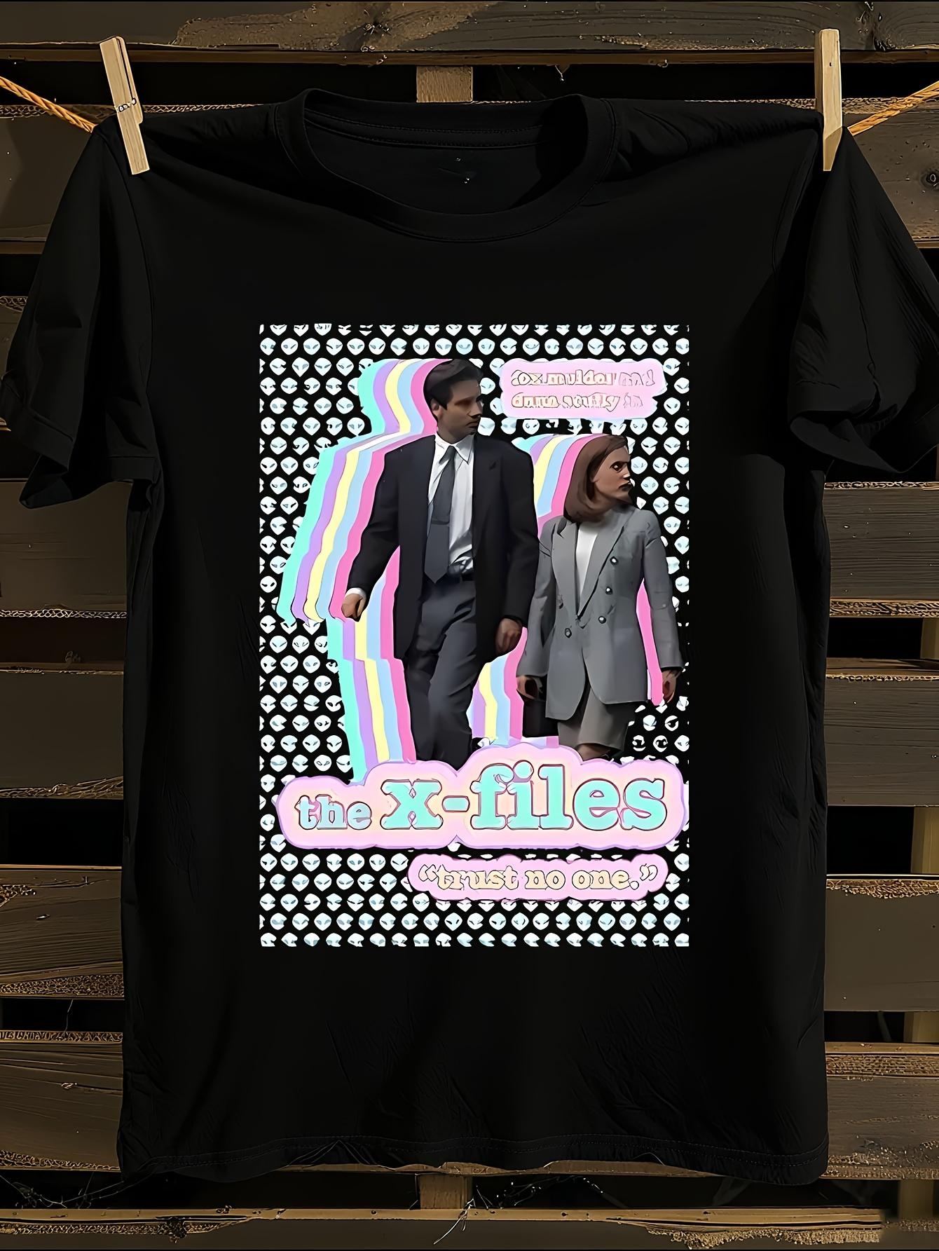 Unisex The X Files Funny Graphic Harajuku Hip Hop Short S... L