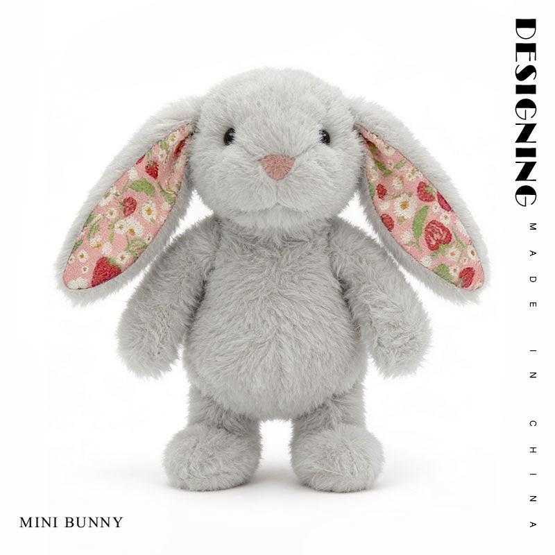 Plush Rabbit Keychain Charm: Cute Backpack Pendant & Doll Gift for Girls
