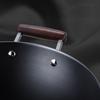 Frying Pan Even Heating Multifunctional Comfortable Handle Cast Iron Pot for Daily Home Cooking