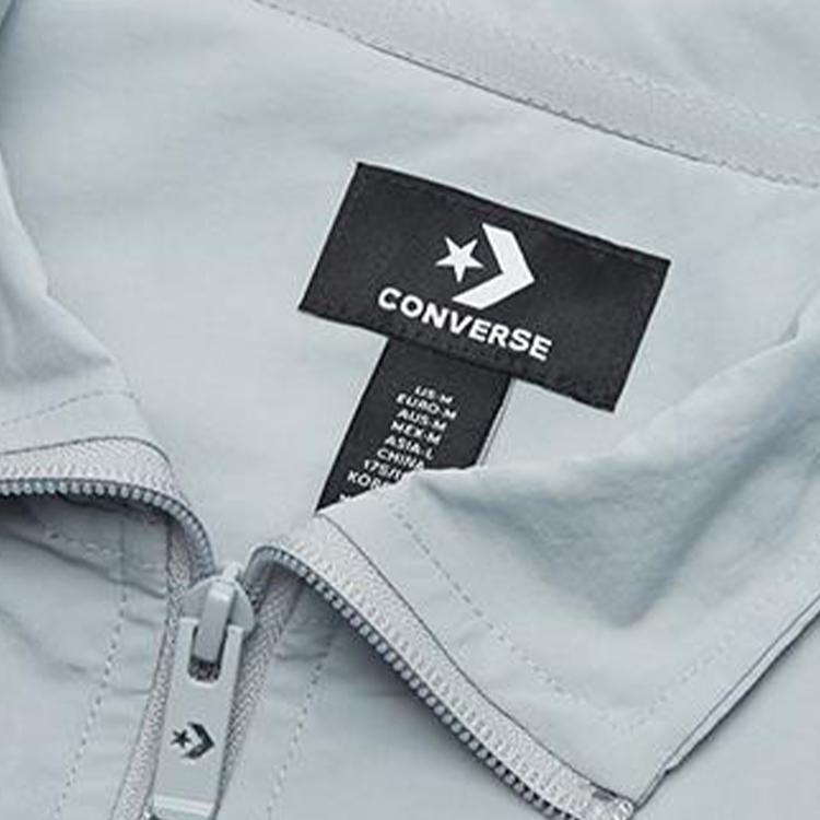 Converse Archive Track Jacket Men's Gray 10017680-A01