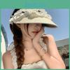 Trendy Lace Bow Summer Hat Adjustable Wide Brim For Sun Protection And Stylish Look