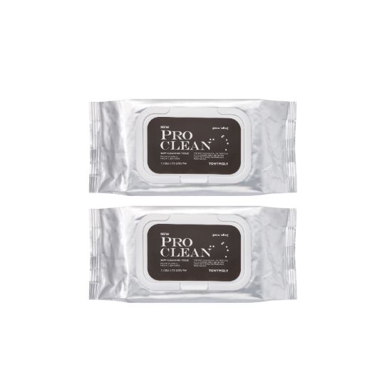 Tonymoly (1+1) Pro Clean Soft Cleansing Tissue 280g (50 Sheets x 2pcs)