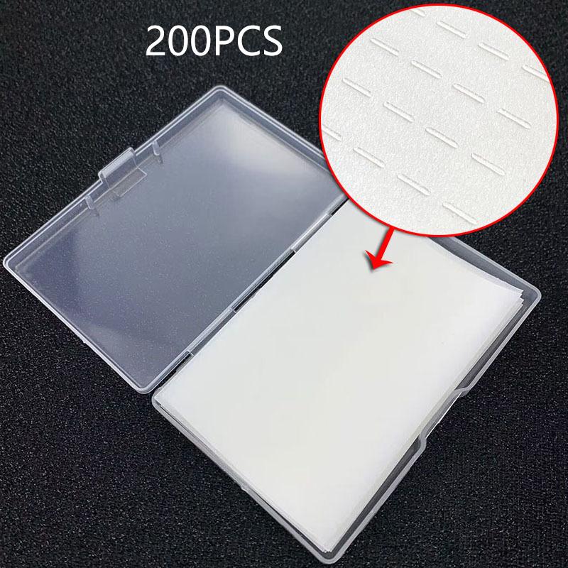 200Pcs/Boxglueless Fake Eyelashes Self Adhesive Strip Line Waterproof Reusable Glue-Free Eyelash Glue Strip False Eyelashes