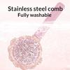Pet Grooming Comb Loose Fur Removal Comb Dog Hair Detangling Brush Easy to Clean Deshedding Tool for Long or Short Hair Cats Dogs