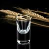 10ml Luxus Wodka Becher Set 12-teiliges Set Dickbodige Trinkgläser für Spirituosen Goldrand Kleines Weinglas Heimbar Zubehör