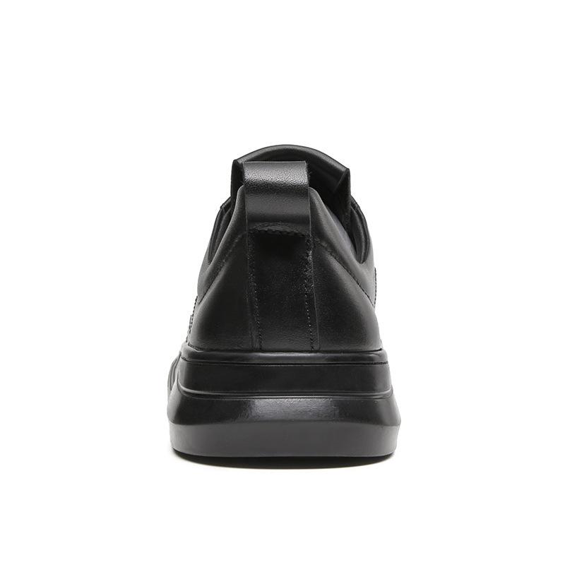 Men's shoes autumn and winter first-layer cowhide shoes men's trendy shoes versatile British simple large-size casual leather shoes