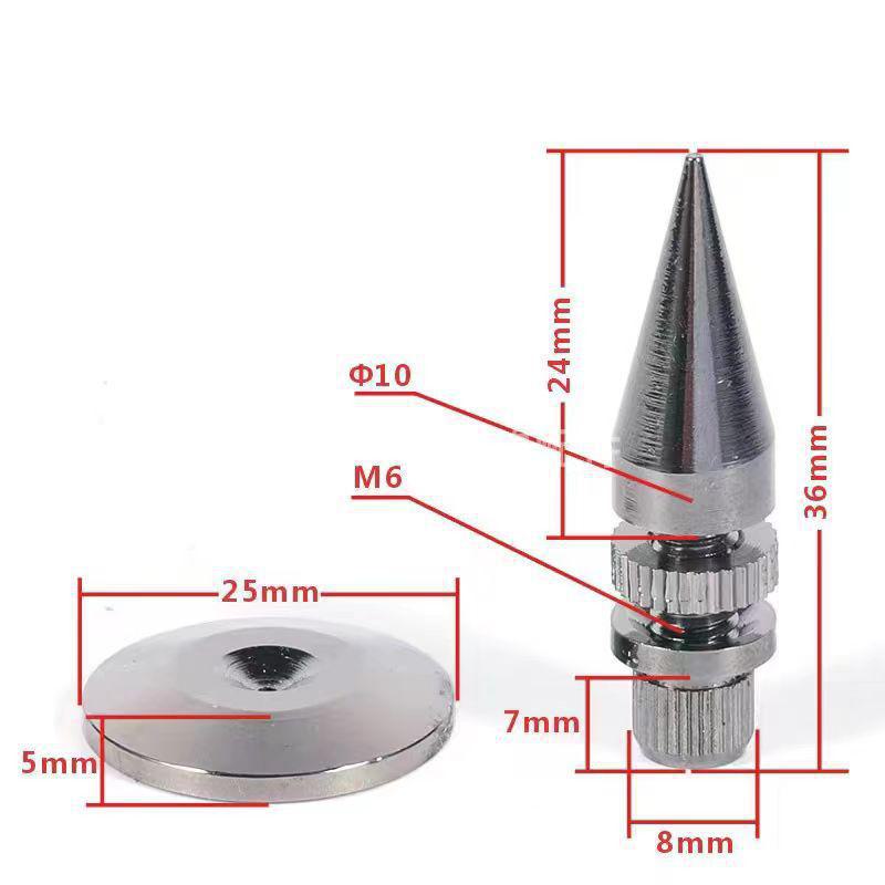 M6*36 Pure Copper Audio Shock Absorber Foot Pads for Hi-Fi Speakers