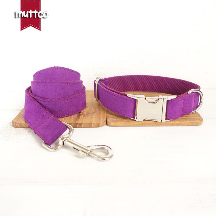 Purple Dog Collar and Leash Set - Innovative Pet Supplies XL