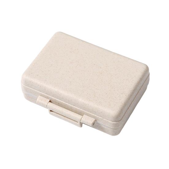 Pill Case Individual Compartments Everyday Use Portable Colorful 9 Grids Health Care Pill Organizer Convenient Keep Tidy Odourless