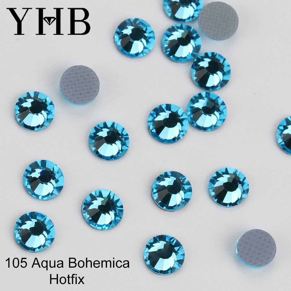 YHB High Quality Rhinestones Hot Fix Rhinestones Bulk Hot-Fix Rhinestones