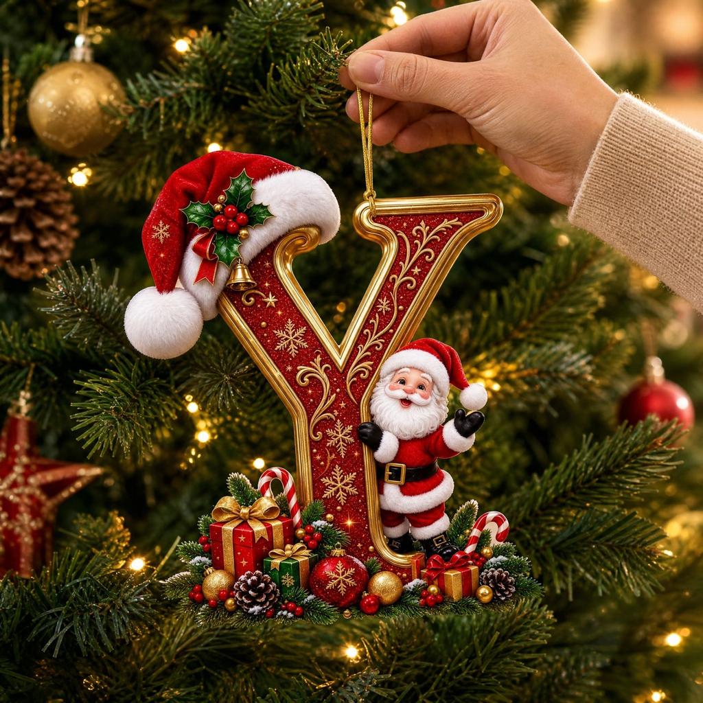 Christmas Acrylic Hanging Ornament for Holiday Tree Decor and Festive Home Display
