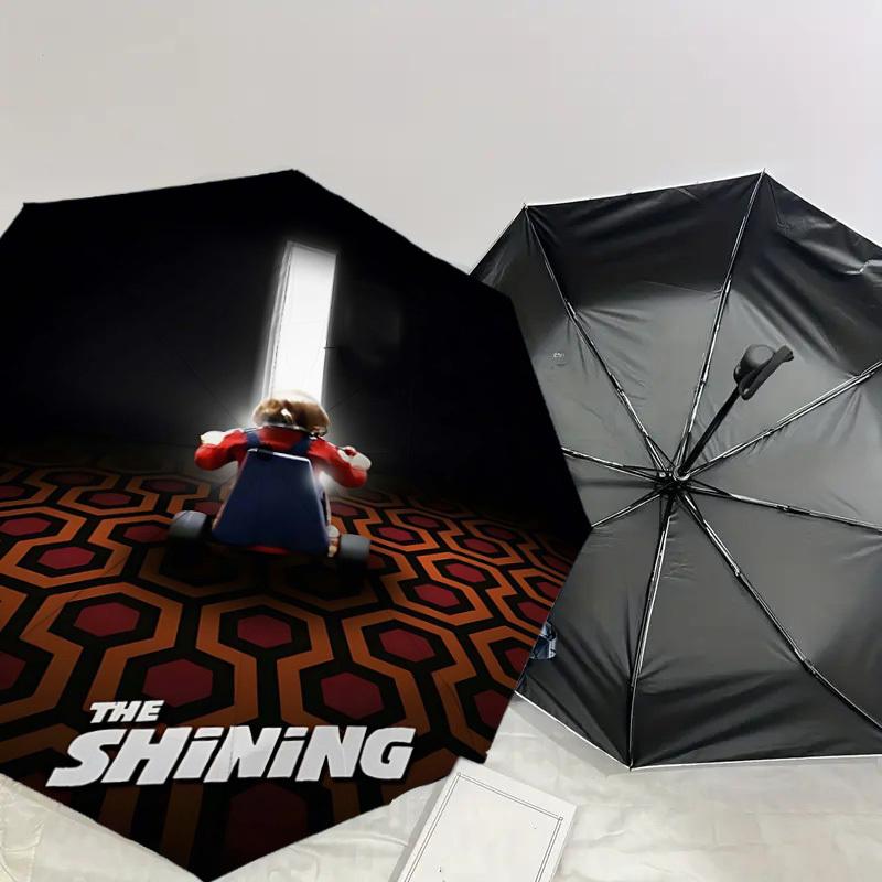 1pc child room Automatic Open/Close Umbrella Compact Folding Umbrella with 8-Rib Shaft lightweight esign, for Women/Men1225A