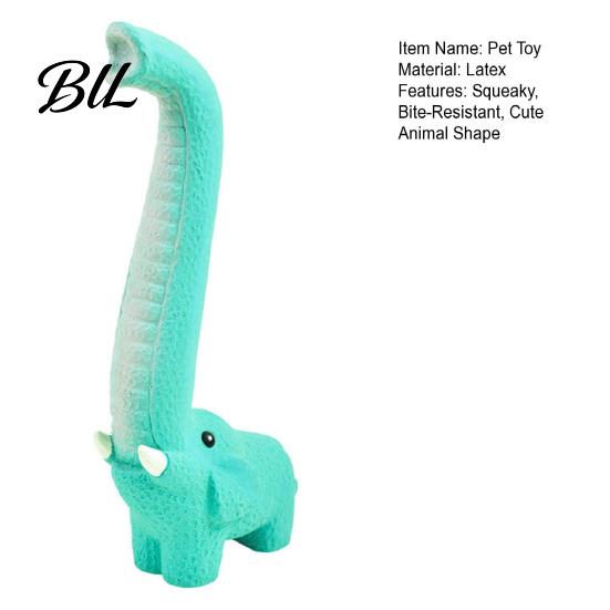 Elephant Dog Toy Latex Animal Squeaky Giraffe Dogs Chew Teeth Cleaning for Aggressive Chewers Fetch Tug-of-War