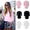 Polyester V Neck Button Front Womens Casual Shirt For Office And Spring Wear