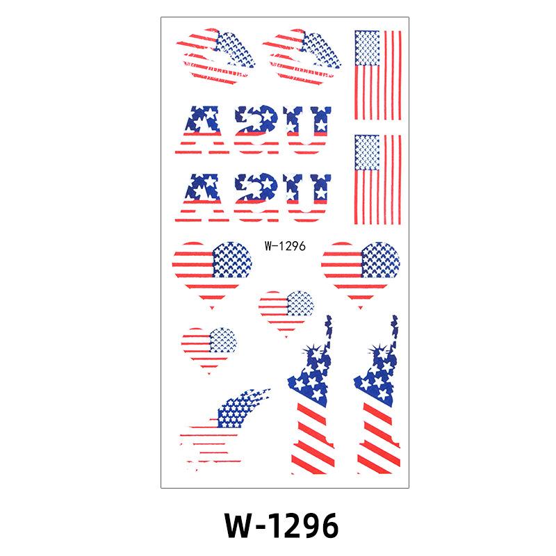 Cartoon Tattoo Sticker Game Rugby Flag Party Tattoo Waterproof
