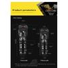 SULAITE Genouillères de Moto pour Homme Coudières Moto Protection Motocross Garde de Pilotage Moto Cross Racing Joelheira VTT