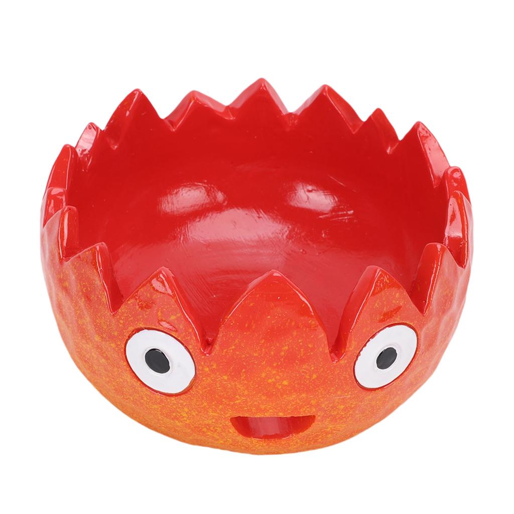 Fire Yarn Bowl for Crocheting Cute Handmade Resin Crochet Knitting Bowl for Crocheters Knitter