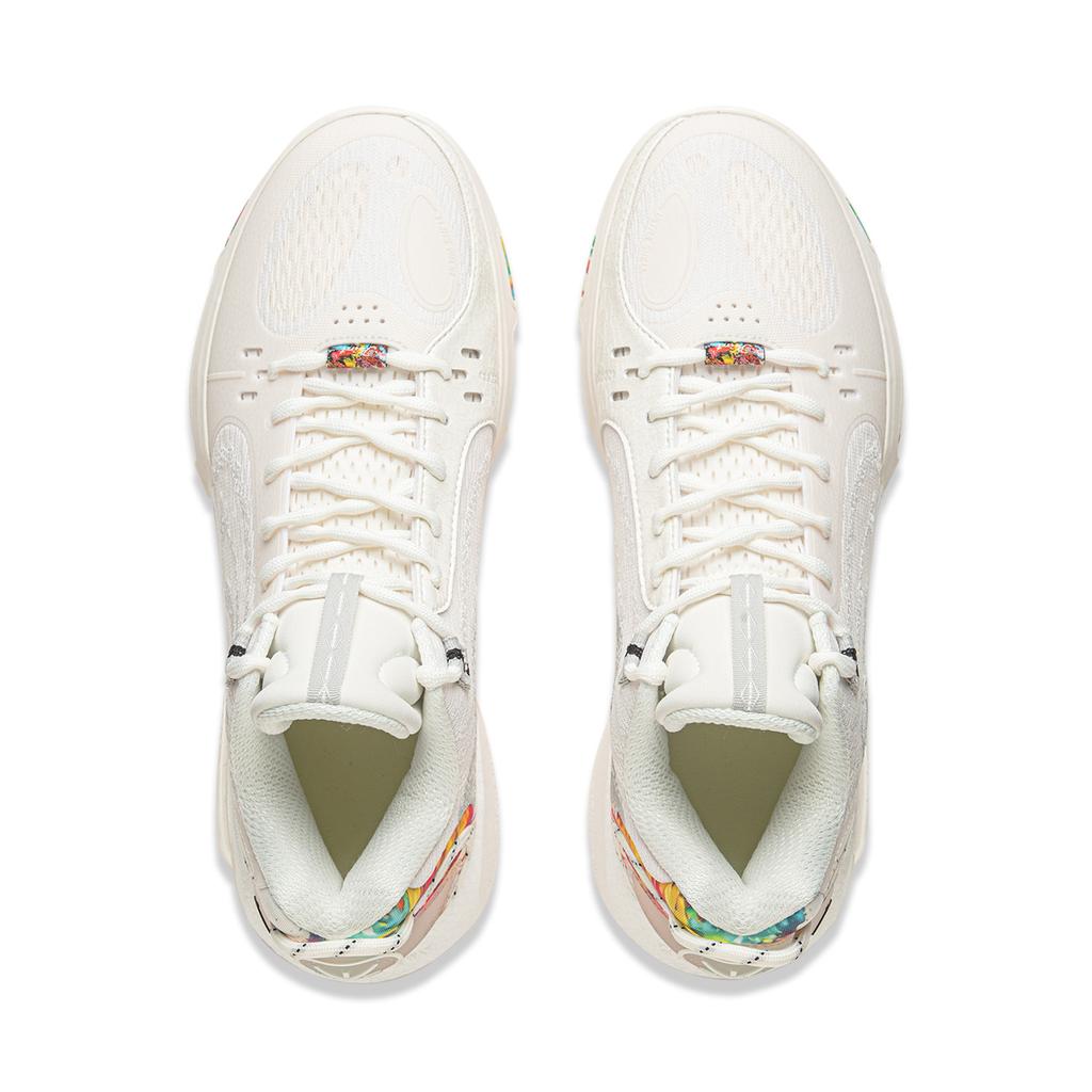 Li Ning Cushioning Slip Resistant Abrasion Resistant Breathable Rebound Grip Low Top Basketball Shoes Men's ABPV011-1