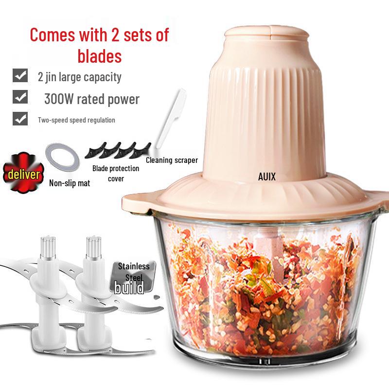 AUX Multi-Function Electric Meat Grinder & Vegetable Chopper