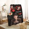 Moderne Decke mit Hyun Bin Für das Sofa/Bett/Auto Tragbare 3D-Decke Für Kinder Heimtextil Stoff 145x200cm 0929p