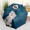 1pc Panda Bear Auto Open/close, All-Season Portable Folding Cute Umbrella for Women & Men, Travel, Everyday, Formal Events - 166