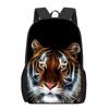 Creative Fiercely Tiger Pattern Backpacks for Girls Boys Children Students Book Bag Teenager Shoulder Rucksack Travel Backpack
