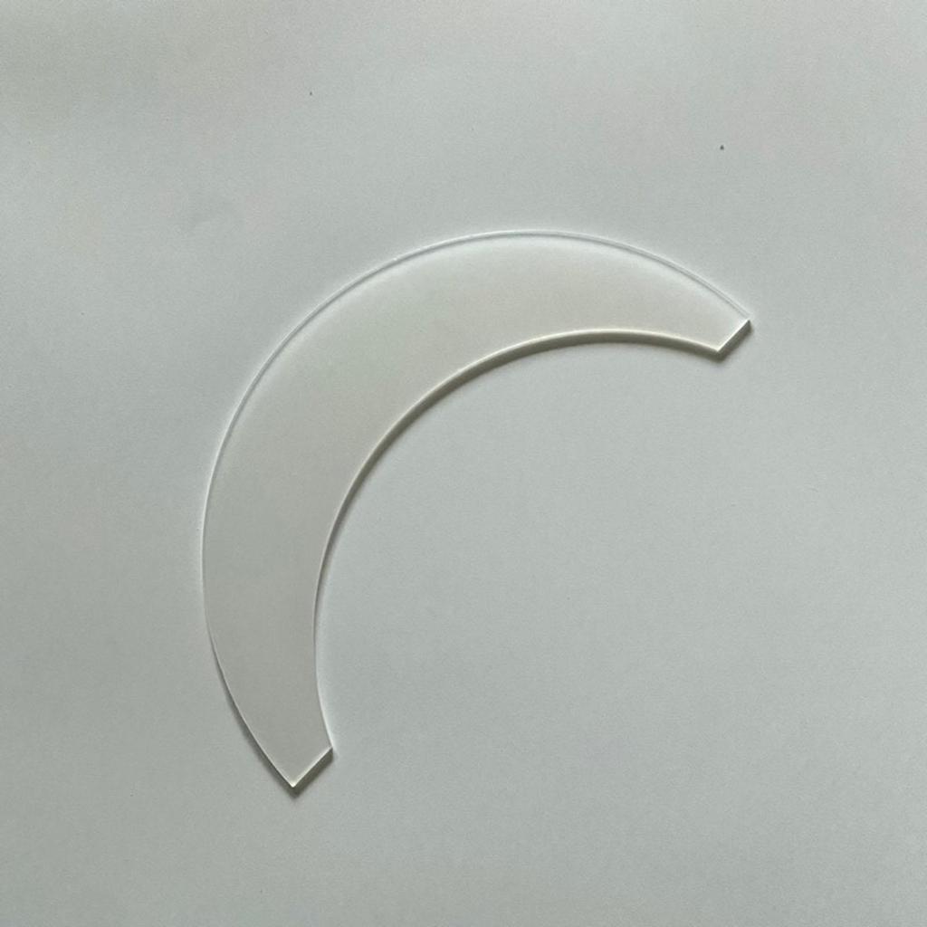 2Pcs Quilting Ruler Clear Acrylic Templates for Sewing and Quilting, Fabric or Other