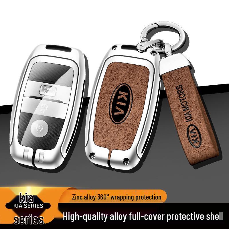 Kia Key Cover Fit for KX3, Arro, K3, Sportage, K5, KX5, KX-Cross, Yipao Model - Protective Buckle Included