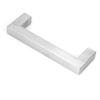 Maniglia Argentata per Armadietto in Acciaio Inossidabile 304 da 12 mm Semplice Accessorio per Ante di Mobili(108mm)