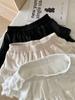 French Solid Lace Sweet Puffy Skirt New Women's Autumn Winter New Ballet Style Cake Skirt Fashion High Waist Short A-line Skirts