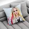 A-Avril L-Lavigne Canadian Singer Throw Pillow Case For 45*45Cm 40Cm 55Cm 50Cm 30Cm Square Car Pillowcase Shell