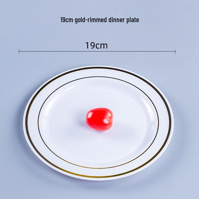 Thickened Transparent PS Plastic Plates - Crystal Butterfly Design for Steak, Fruit & More