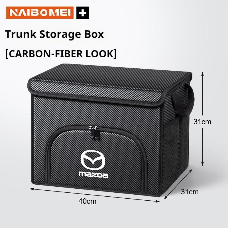 Car trunk large capacity Foldable storage box shoe storage organizing box Fit For Mazda 3 MX-5 CX-5 CX-8 CX-9 BT-50 CX-60 6 2025