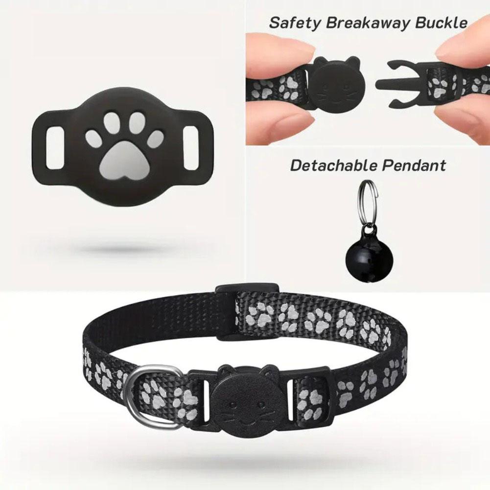 Katzen Smart GPS Tracker Halsband Anti-Verlust Kätzchen Wasserdichter Tracker Hund Verstellbare Sicherheits schnalle Reflektierendes GPS Halsband Zubehör