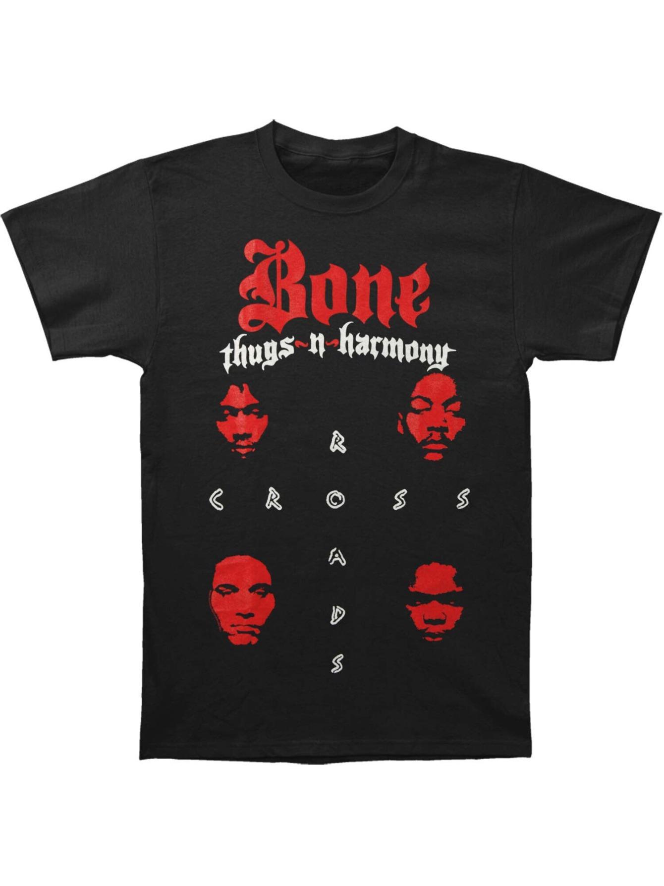 Authentic BONE THUGS-N-HARMONY Crossroads #1 Slim Fit T-shirt S-2XL New XXXXL