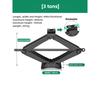 BAOLIAN Car Scissor Jack 3T Auto Emergency Lift Stand Labor-Saving Repair & Tire Replacement Tool and Wrench for SUV Vehicles