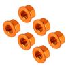 Rear Sprocket Nut Kit M10x1.5mm Orange For Aprilia RSV RSV4 1000R Factory 04-16