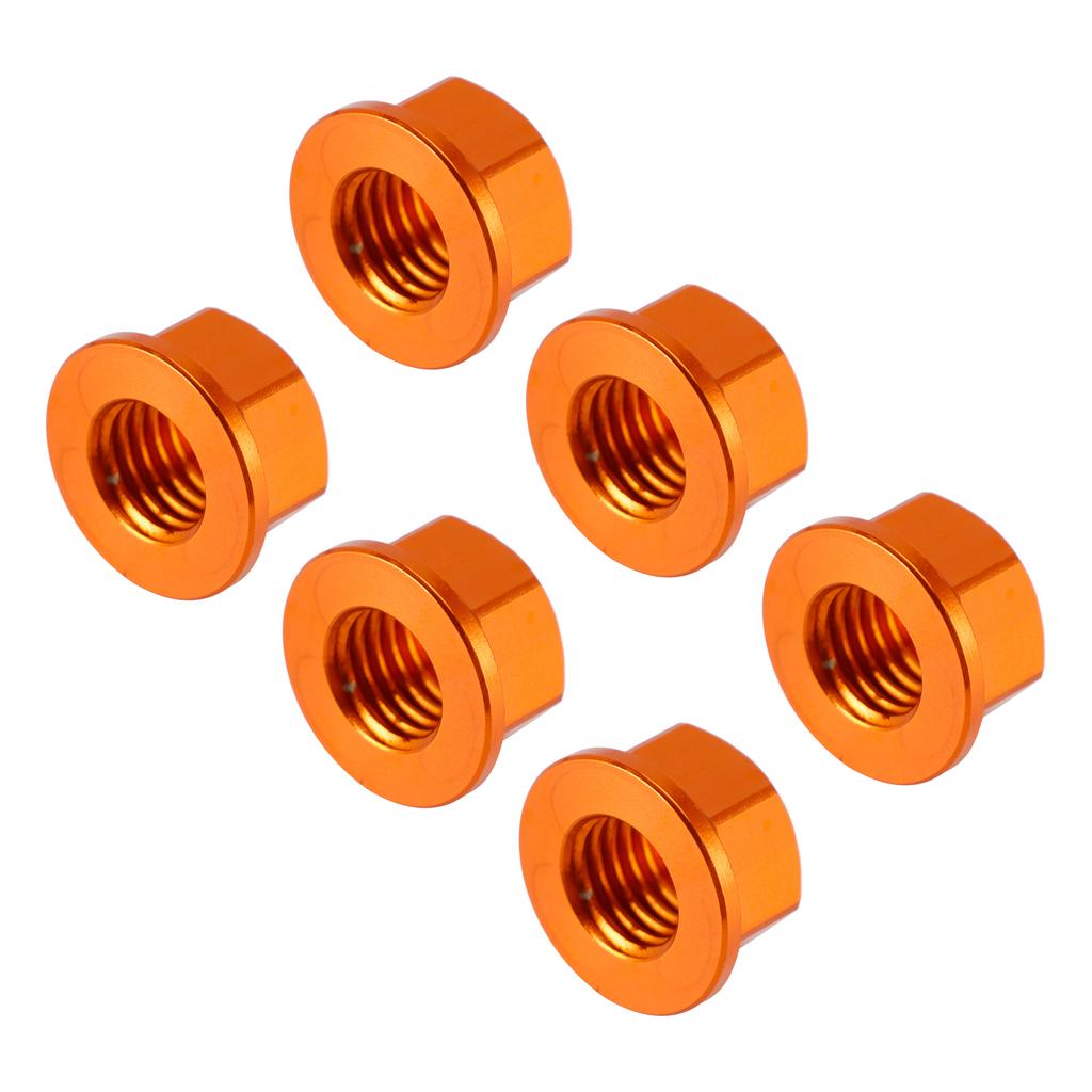 Rear Sprocket Nut Kit M10x1.5mm Orange For Aprilia RSV RSV4 1000R Factory 04-16