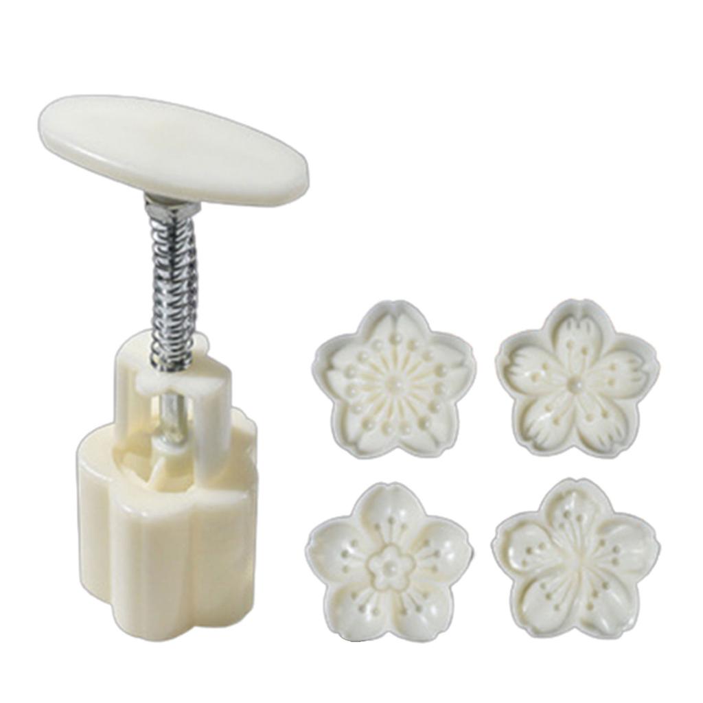 Verschiedene Mooncake Mold Mid-Autumn Festival Mooncake Mold DIY Hand Druck Fondant Dekorationen Werkzeuge Mond Kuchen Form