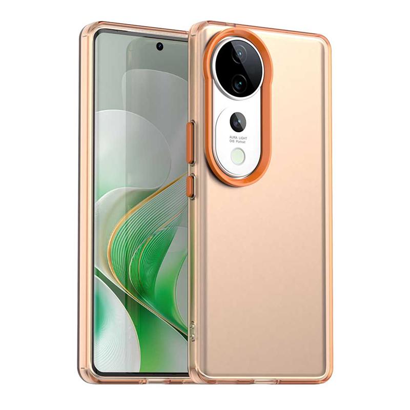 Sturzsichere Handyhülle in Bonbonfarbe für Vivo S19 Pro, Matte PC Transparente Rückseite für Vivo S19 Pro Hülle für Vivo S19 Pro Hülle