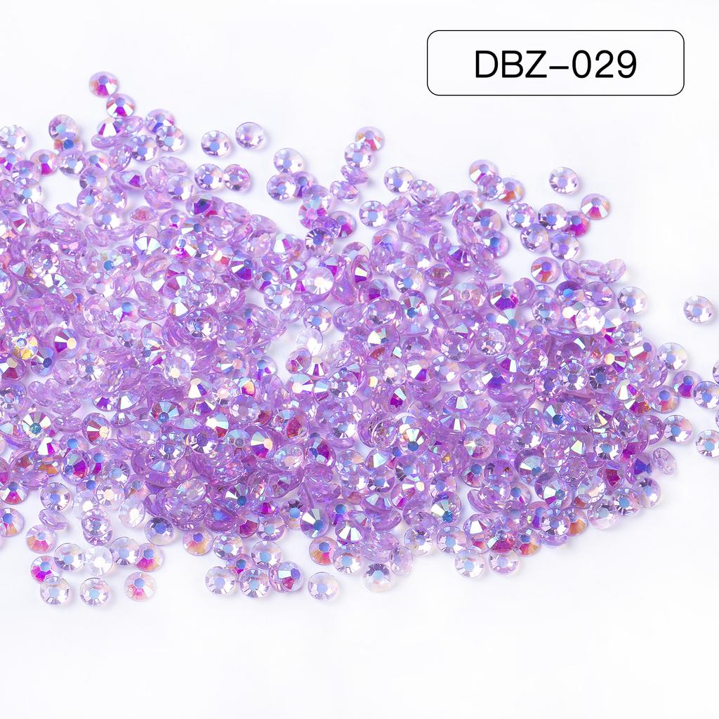 Transparent Symphony Violent Bear Resin Flat Bottom Sticker Diamond Glazed Beads Loose Beads Diy Material Pack Jewelry Accessories