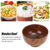 Bol en Bois Fait Main Style Japonais Bol en Bois Vaisselle de Service Pour Nouilles Riz Soupe Sauce Salade